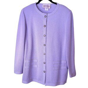 Castleberry women's Vintage knit cardigan in Lavender size 14